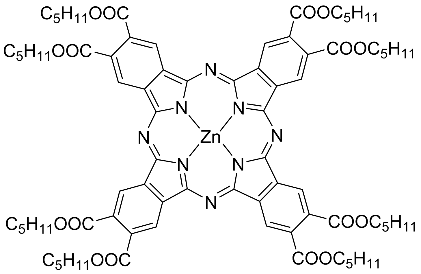 2,3,9,10,16,17,23,24-Octapentyl-29H,31H-zinc phthalocyanine
